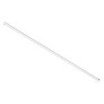 Lucci Air White Downrod for Climate and Nordic Fans - White