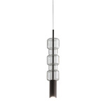 Uno+ Pendant - Dark Antique Brass / Transparent