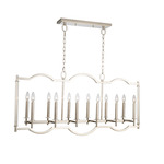Provence Linear Chandelier - Polished Nickel