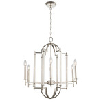 Provence Chandelier - Polished Nickel