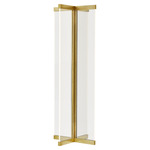 Rohe Table Lamp - Natural Brass / Clear