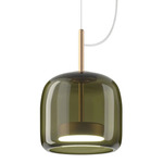 Jube SP S Pendant - Matte Gold / Antique Green