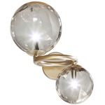 Puppet Ring Wall Sconce - Matt Gold / Smoky