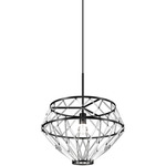 Starnet SP 3 Pendant - Matte Black / Crystal