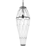 Starnet SP 5 Pendant - Matte Black / Crystal