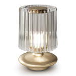 Tread Table Lamp - Matte Gold / Crystal