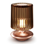 Tread Table Lamp - Matte Copper / Burned Earth
