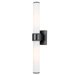 Mill Valley Bathroom Vanity Light - Old Bronze / Opal