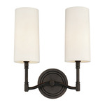 Dillon Wall Sconce - Old Bronze / Off White