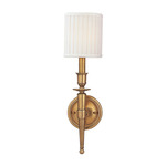 Abington Wall Sconce - Aged Brass / White