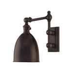 Roslyn Metal Shade Wall Sconce - Old Bronze / Old Bronze