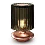 Tread Table Lamp - Matte Copper / Old Green