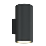 Outdoor Cylinder 6 inch Up and Down Wall Light - Anthracite