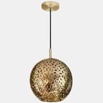 Riad Pendant - Polished Brass