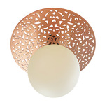 Riad Disc Ceiling Light - Copper