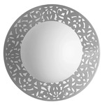 Riad Disc Wall Sconce - Silver