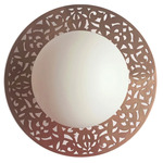 Riad Disc Wall Sconce - Copper