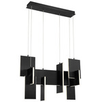 Coburg Linear Chandelier - Black