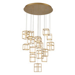 Ferro Multi Light Pendant - Gold