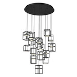 Ferro Multi Light Pendant - Black