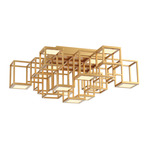 Ferro Ceiling Light Fixture - Gold