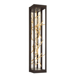 Aerie Outdoor Wall Sconce - Black / Gold