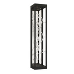 Aerie Outdoor Wall Sconce - Black / Silver