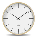 Wood Wall Clock - Natural / White