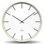 Wood Wall Clock - Natural / White