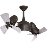 Dagny Wood Ceiling Fan - Textured Bronze / Barn Wood