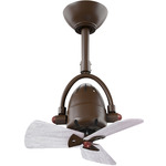 Diane Wood Ceiling Fan - Textured Bronze / Barn Wood Tone