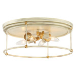 Westchester County Flush Ceiling Light Fixture - Farmhouse White