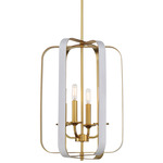 Aureum Tall Pendant - Honey Gold