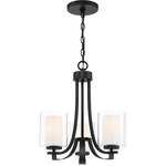 Parsons Studio Chandelier - Sand Coal / Etched White