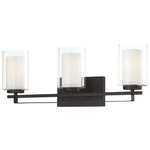 Parsons Studio Bathroom Vanity Light - Sand Coal / Etched White