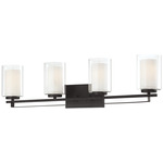 Parsons Studio Bathroom Vanity Light - Sand Coal / Etched White