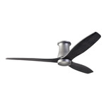 Arbor DC Flush Ceiling Fan - Graphite / Ebony