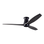 Arbor DC Flush Ceiling Fan - Dark Bronze / Ebony