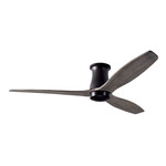 Arbor DC Flush Ceiling Fan - Dark Bronze / Graywash