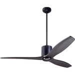 LeatherLuxe DC Ceiling Fan - Dark Bronze / Black / Ebony