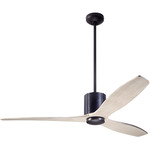 LeatherLuxe DC Ceiling Fan - Dark Bronze / Black / Whitewash