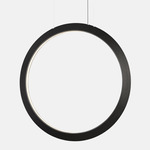 Circular Vertical Pendant - Black