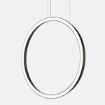 Circular Vertical Pendant - Black