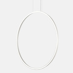 Circular Vertical Pendant - White