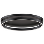 Groove Flush Ceiling Light - Black