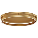 Groove Flush Ceiling Light - Gold