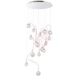 Bobble Multi-Light Pendant - Polished Chrome / Clear