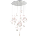 Bobble Multi-Light Pendant - Polished Chrome / Clear