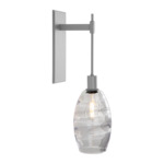Ellisse Tempo Wall Sconce - Beige Silver / Optic Clear