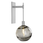 Terra Tempo Wall Sconce - Metallic Beige Silver / Optic Smoke